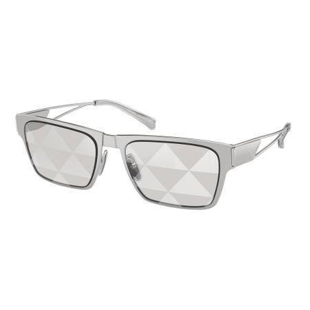 Prada PR 71ZS 1BC08V Zilver Heren Zonnebril