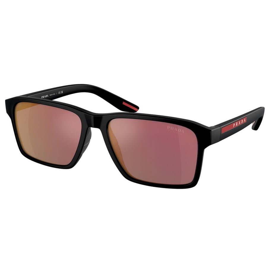 Prada Linea Rossa PS05YS 1BO10A Zwart Heren Zonnebril