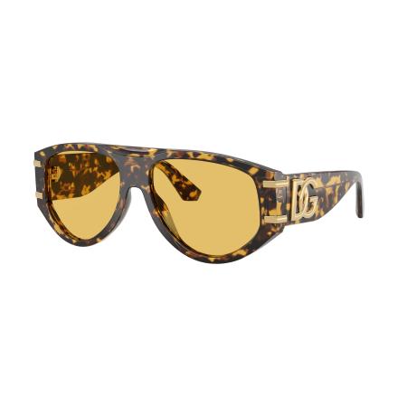 Dolce&Gabbana Vrouwelijk Sunglass DG4499 - Framekleur: Geel Havana, Lenskleur: Geel