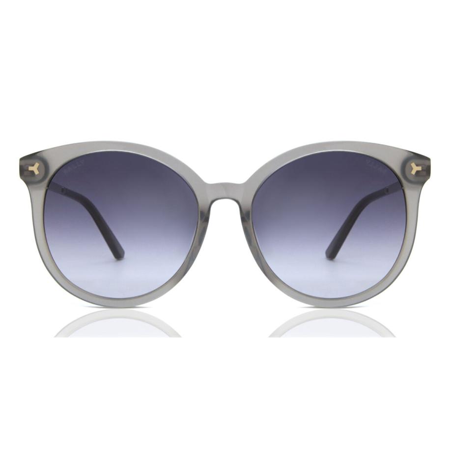 Bally BY0046K Aziatische pasvorm 20B Doorzichtig Dames Zonnebril