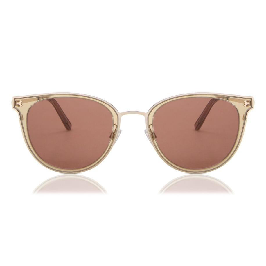 Bally BY0067D Aziatische pasvorm 47E Goud Dames Zonnebril
