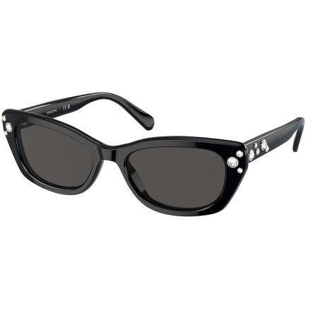 Swarovski SK6019F Aziatische pasvorm 100187 Zwart Dames Zonnebril