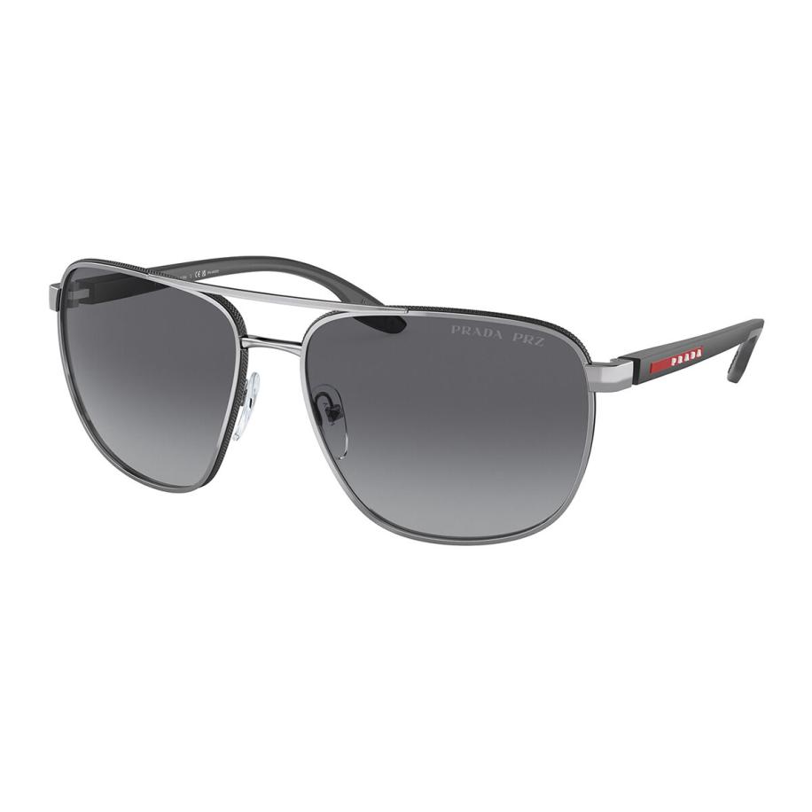 Prada Linea Rossa PS50YS Polarized 5AV06G Zilver Heren Zonnebril