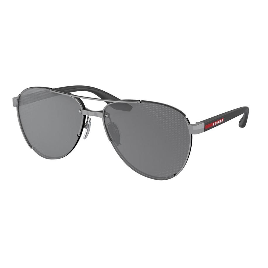 Prada Linea Rossa PS51YS 5AV07U Zilver Heren Zonnebril