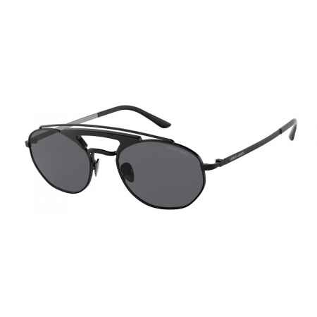 Giorgio Armani AR6116 300187 Zwart Heren Zonnebril