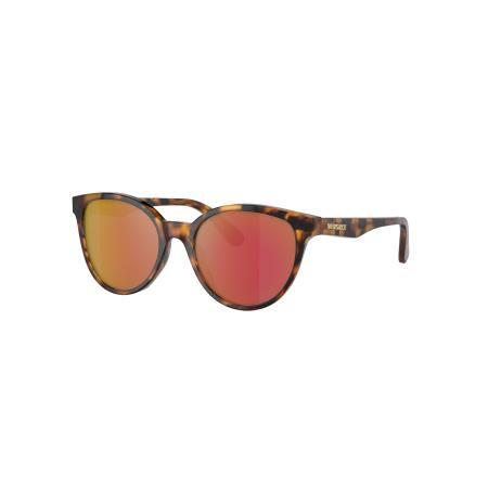 Versace Unisex Sunglass VK4427U Kids - Framekleur: Havana, Lenskleur: Donkerviolet gespiegeld rood