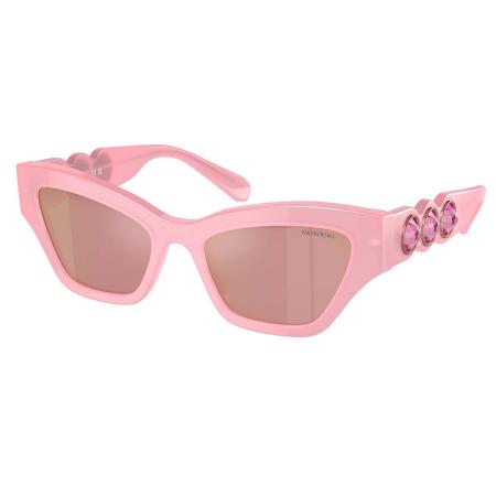 Swarovski SK6021F Aziatische pasvorm 2001E4 Roze Dames Zonnebril
