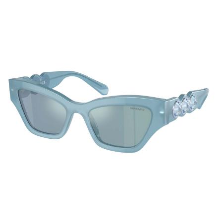 Swarovski SK6021F Aziatische pasvorm 20046J Blauw Dames Zonnebril
