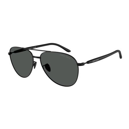 Giorgio Armani AR6162 300187 Zwart Heren Zonnebril