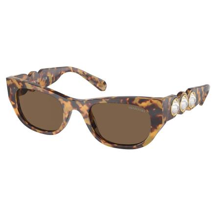 Swarovski SK6022F Aziatische pasvorm 104073 Tortoiseshell Dames Zonnebril
