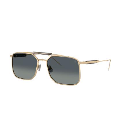Brunello Cucinelli Mannelijk Sunglass BC2005ST - Framekleur: Verguld, Lenskleur: Grijs Gradiënt