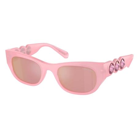 Swarovski SK6022F Aziatische pasvorm 2001E4 Roze Dames Zonnebril