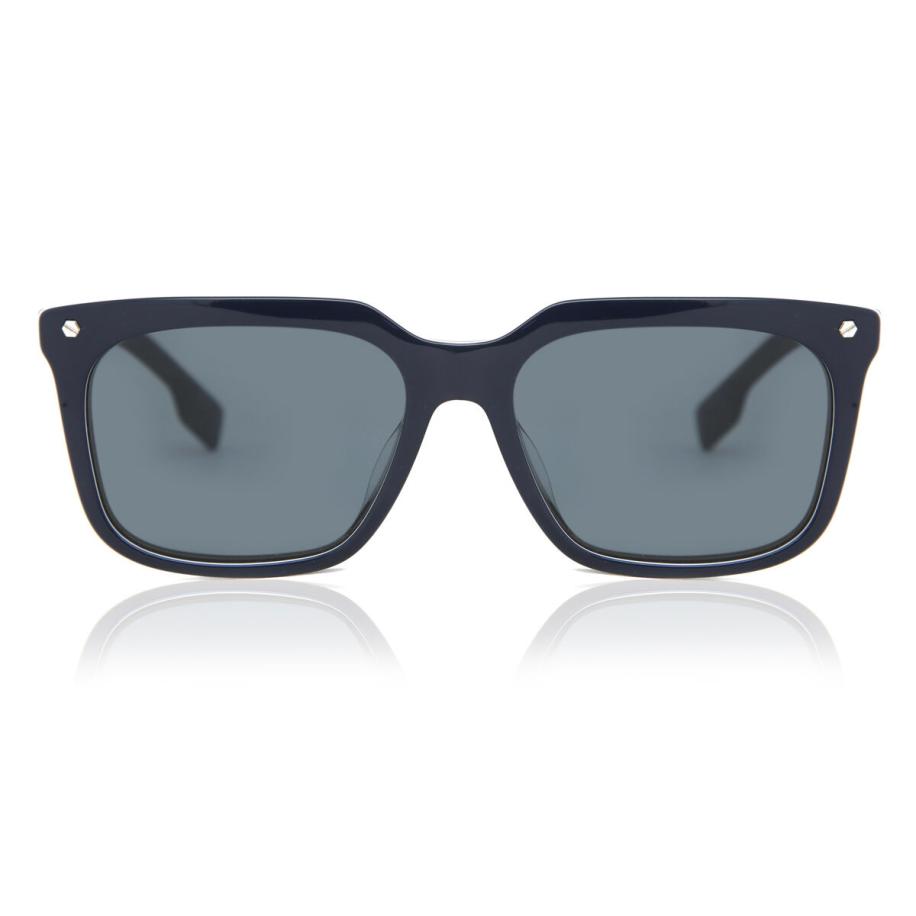 Burberry BE4337F CARNABY Aziatische pasvorm 379887 Zwart Heren Zonnebril