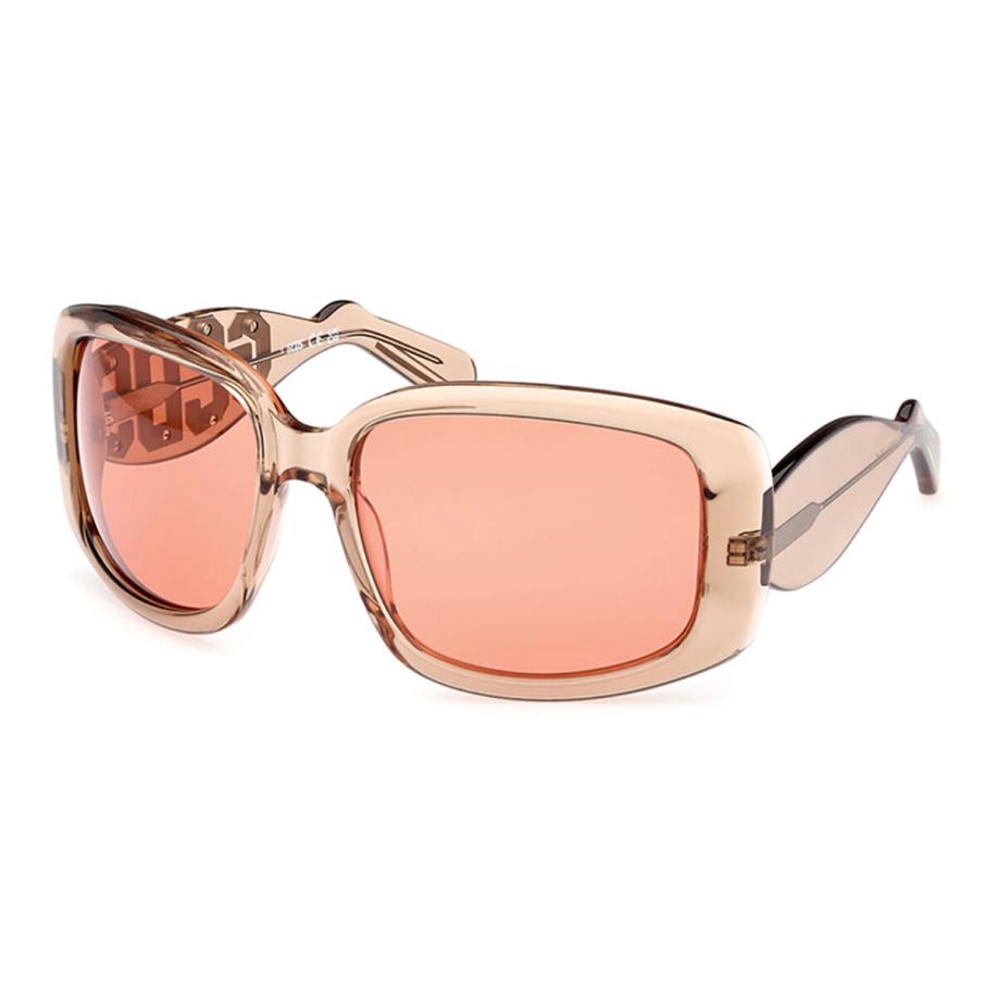 GCDS GD0030 47E Bruin Heren Zonnebril