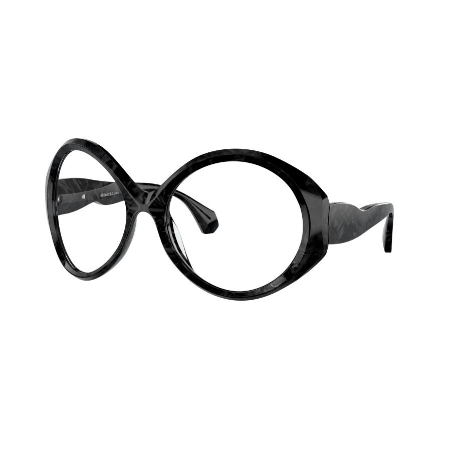 Alain Mikli Vrouwelijk Sunglass A05503 - Framekleur: Noir Nacree, Lenskleur: Meekleurend helder naar smaragd kwarts Multicolor