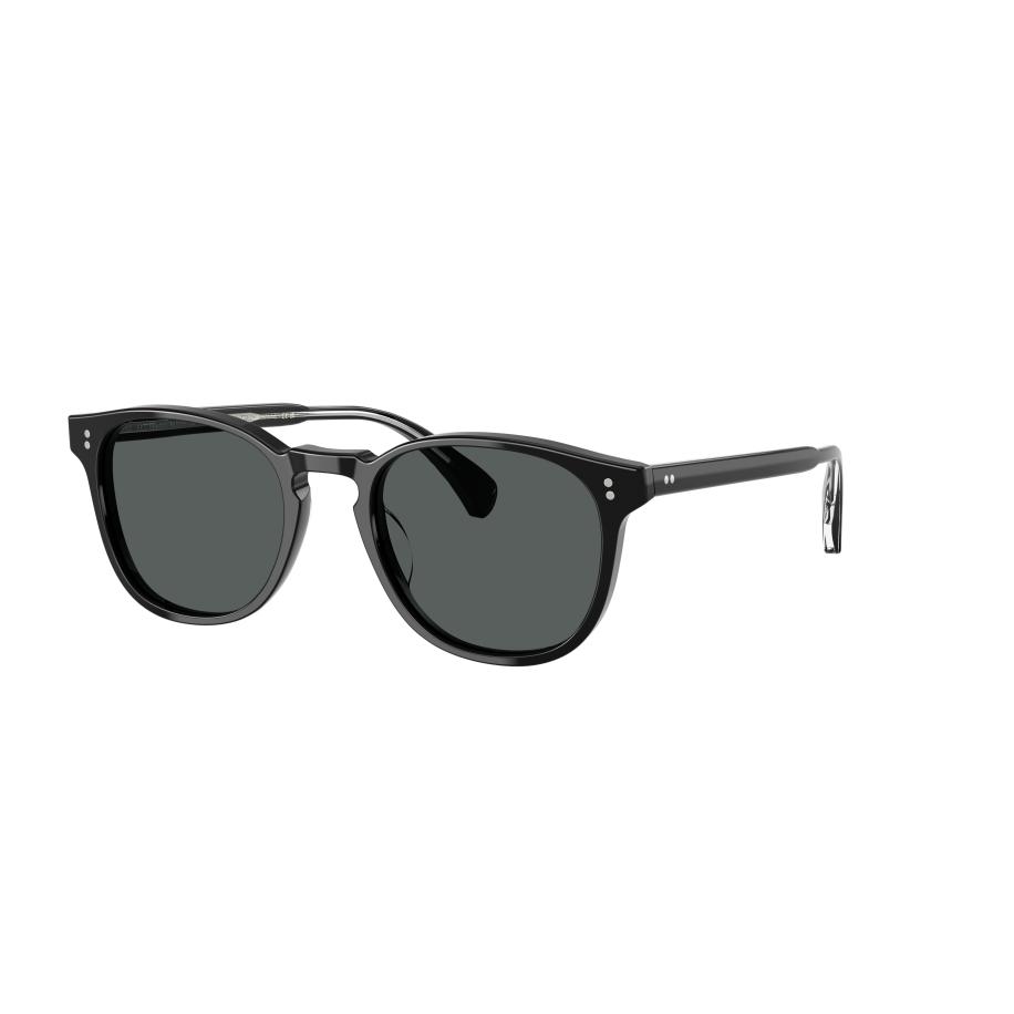 Oliver Peoples Unisex Sunglass OV5298SU Finley Esq. Sun - Framekleur: Zwart, Lenskleur: Middernachtblauw Express Polar Blauw