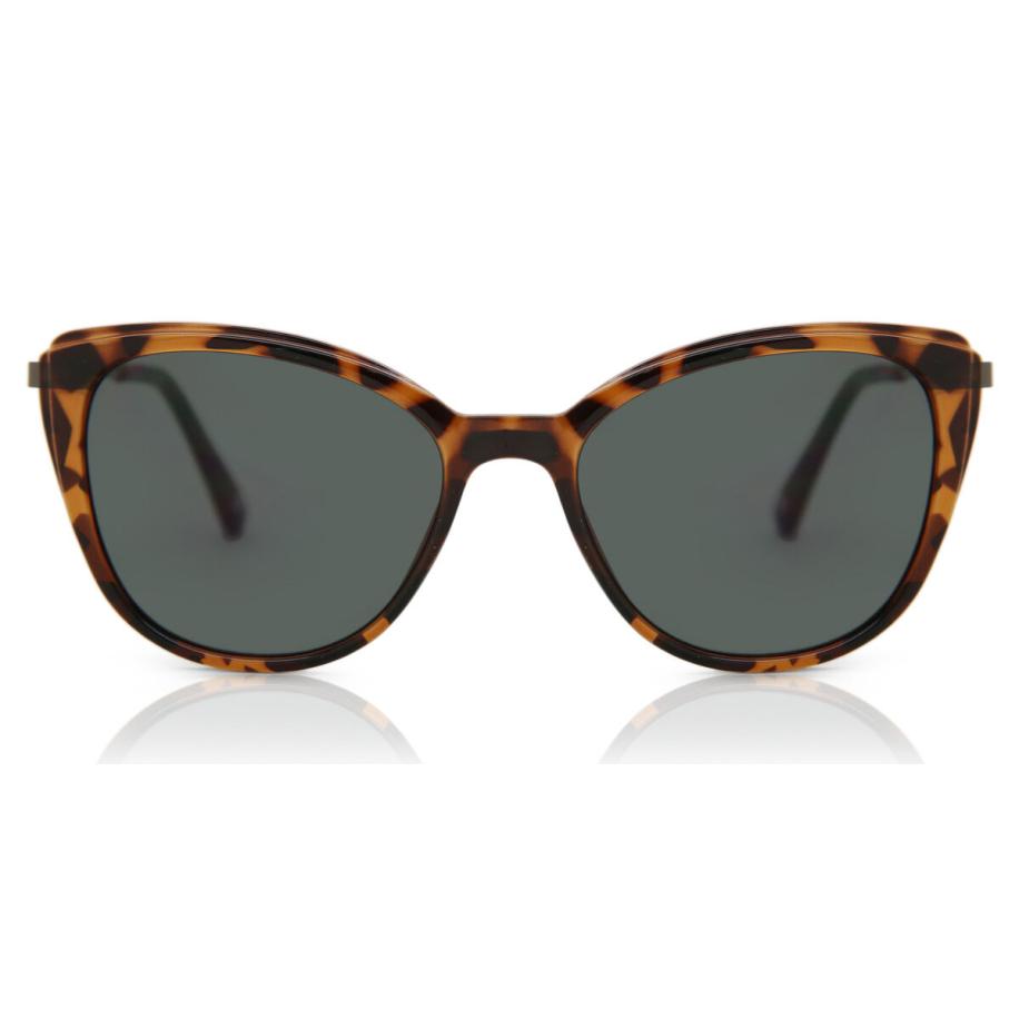 Dames Cat-eye Volledige rand Plastic Tortoiseshell Zonnebril - SmartBuy Collection