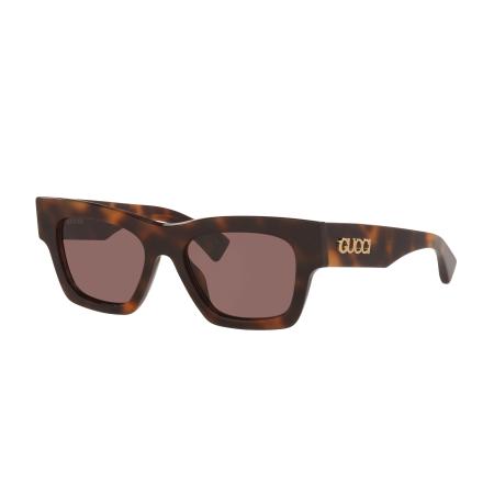 Gucci Vrouwelijk Sunglass GG1835S - Framekleur: Tortoise, Lenskleur: Bruin