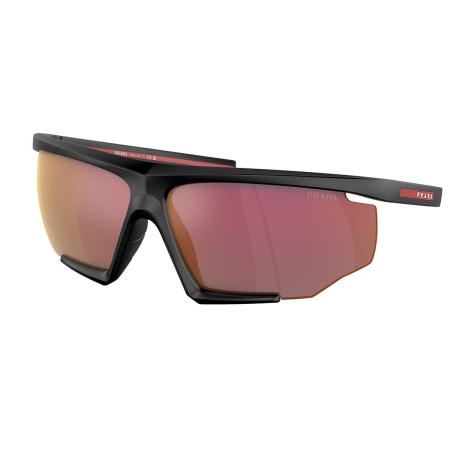 Prada Linea Rossa PS07YS DG010A Zwart Heren Zonnebril
