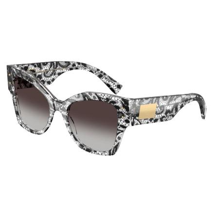 Dolce & Gabbana DG4478F Aziatische pasvorm 32878G Zwart Dames Zonnebril