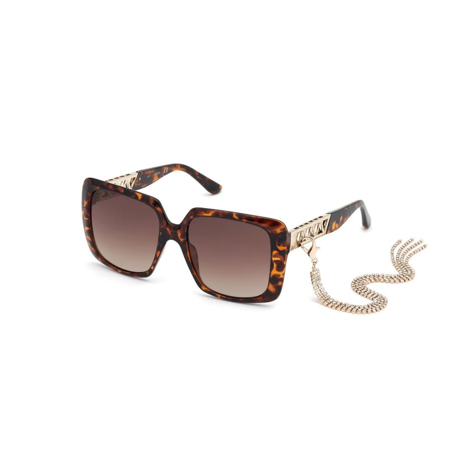 Guess GU7689 52F Tortoiseshell Dames Zonnebril