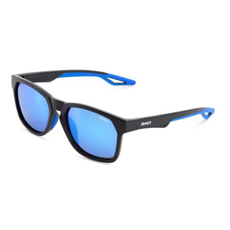 Sinner Faveira Aziatische pasvorm Polarized SISU-927-10-P48 Zwart Heren Zonnebril