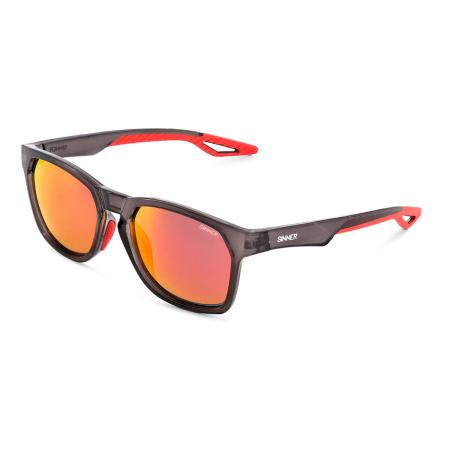 Sinner Faveira Aziatische pasvorm Polarized SISU-927-10-P58 Zwart Heren Zonnebril