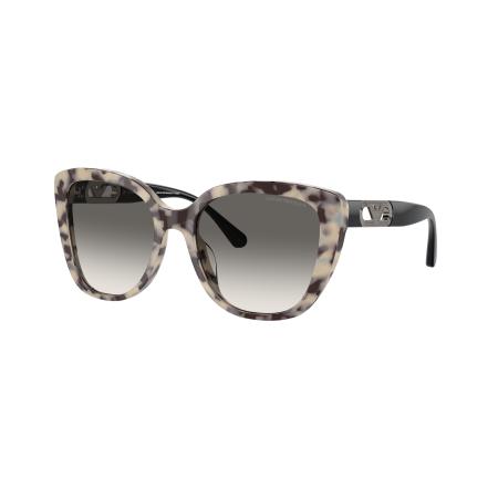 Emporio Armani Vrouwelijk Sunglass EA4214U - Framekleur: Glanzend Havana crème, Lenskleur: Gradiënt grijs