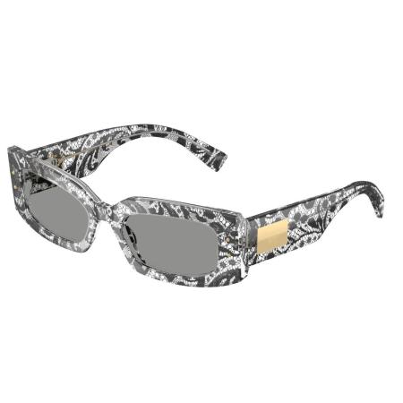 Dolce & Gabbana DG4479F Aziatische pasvorm 3287/1 Zwart Dames Zonnebril