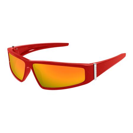 Alexander McQueen AM0490S 008 Rood Heren Zonnebril