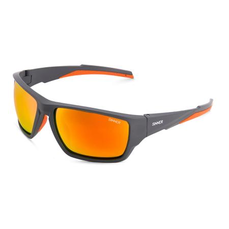 Sinner Jacara Aziatische pasvorm Polarized SISU-930-20-P18 Grijs Heren Zonnebril