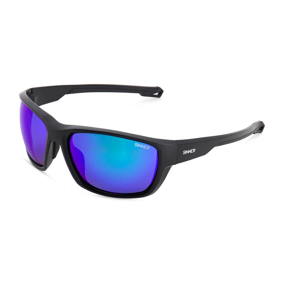 Sinner Nirapi Aziatische pasvorm Polarized SISU-931-10-P28 Zwart Heren Zonnebril