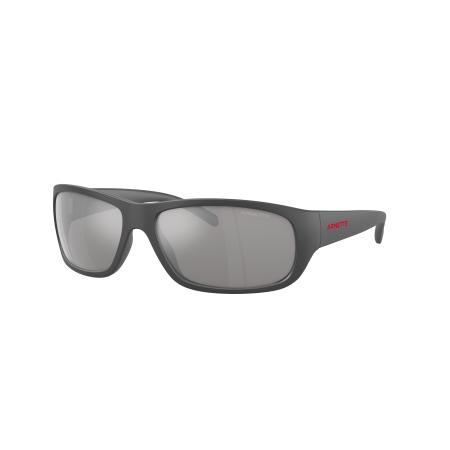 Arnette Mannelijk Sunglass AN4290 Uka-Uka - Framekleur: Mat medium grijs, Lenskleur: Lichtgrijs gespiegeld zilver 80