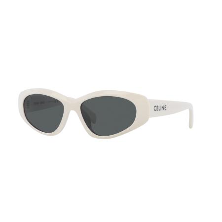 Celine Mannelijk Sunglass Monochroms Cl40279U - Framekleur: Ivoor, Lenskleur: Grijs