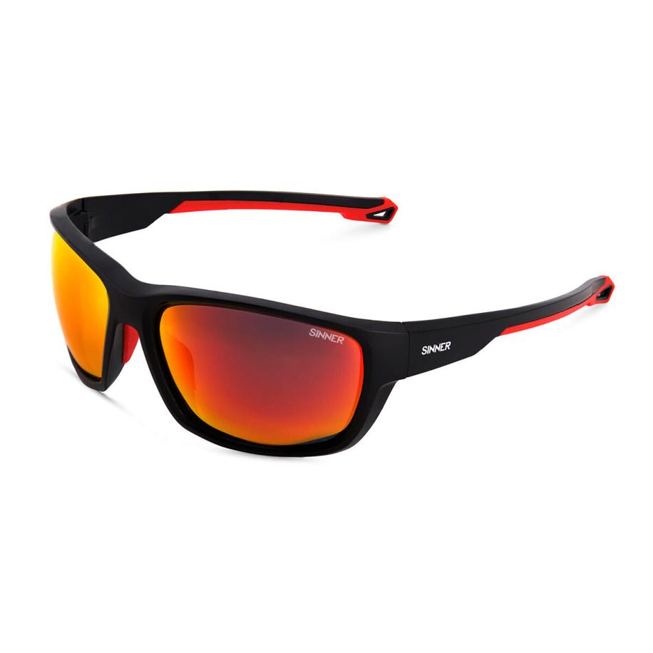 Sinner Nirapi Aziatische pasvorm Polarized SISU-931-10-P58 Zwart Heren Zonnebril