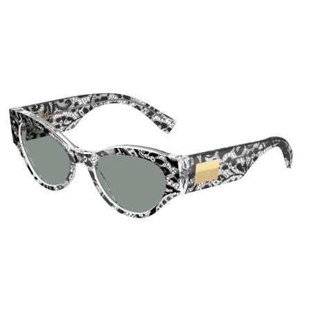 Dolce & Gabbana DG4480F Aziatische pasvorm 3287/1 Zwart Dames Zonnebril