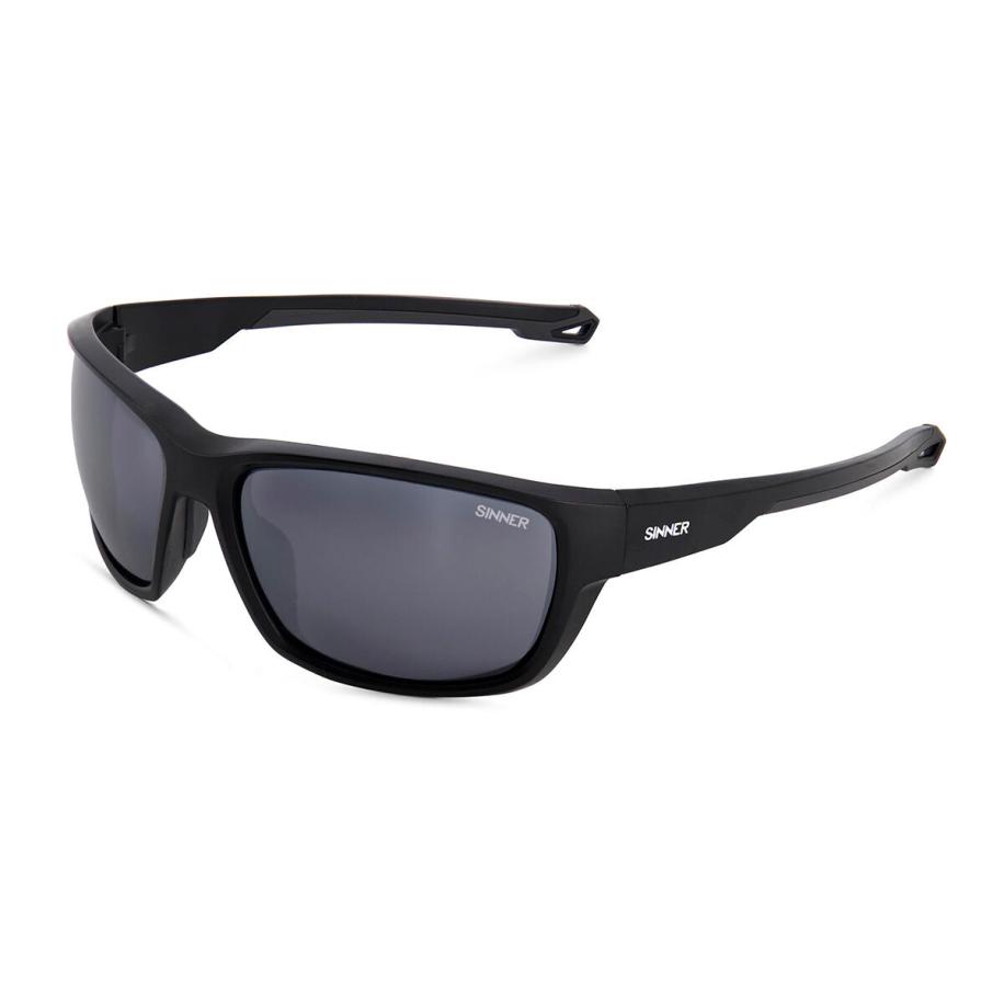 Sinner Nirapi Mountain Aziatische pasvorm Polarized SISU-932-10-03 Zwart Heren Zonnebril