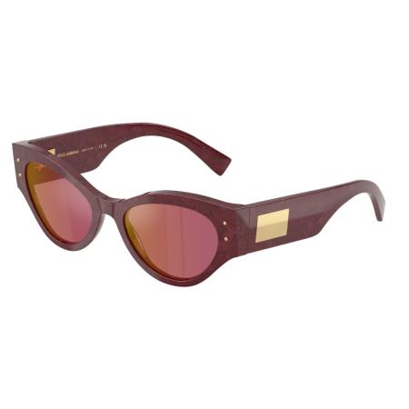 Dolce & Gabbana DG4480F Aziatische pasvorm 3442D0 Bordeaux Dames Zonnebril