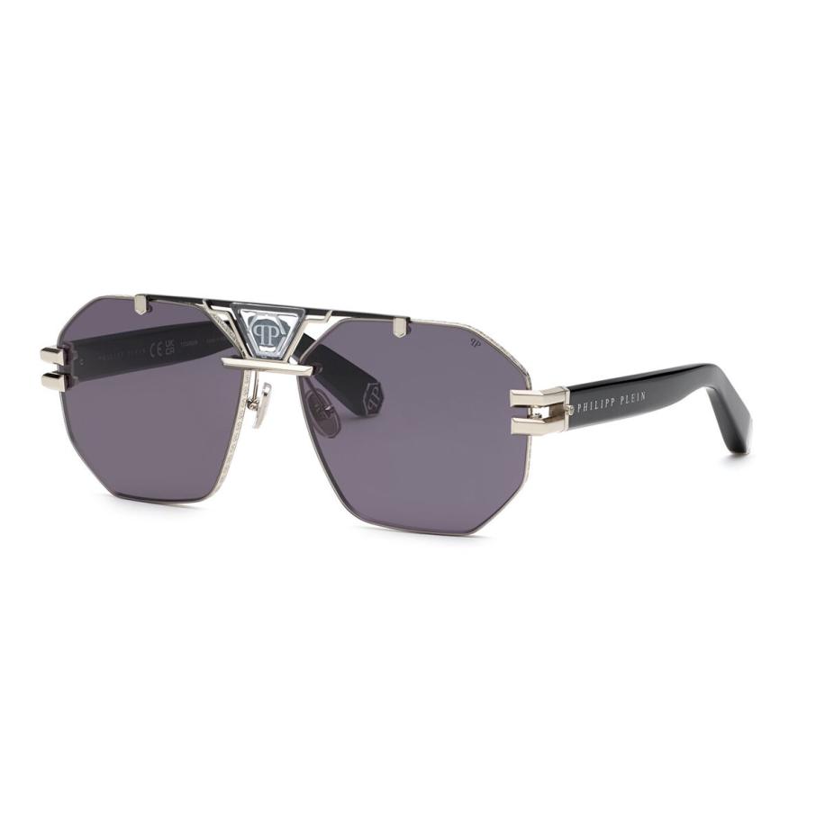 Philipp Plein SPP077M 578 Zwart Dames Zonnebril
