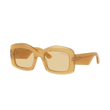 Tom Ford FT1218 VENETIA 39E Geel Dames Zonnebril