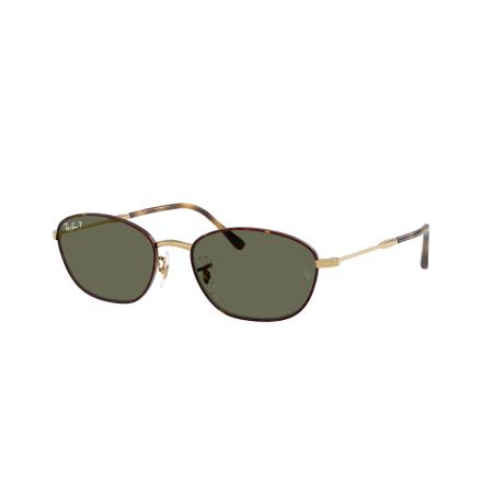 Ray-Ban Vrouwelijk Sunglass RB3749 - Framekleur: Havana op goud, Lenskleur: G-15 Groen