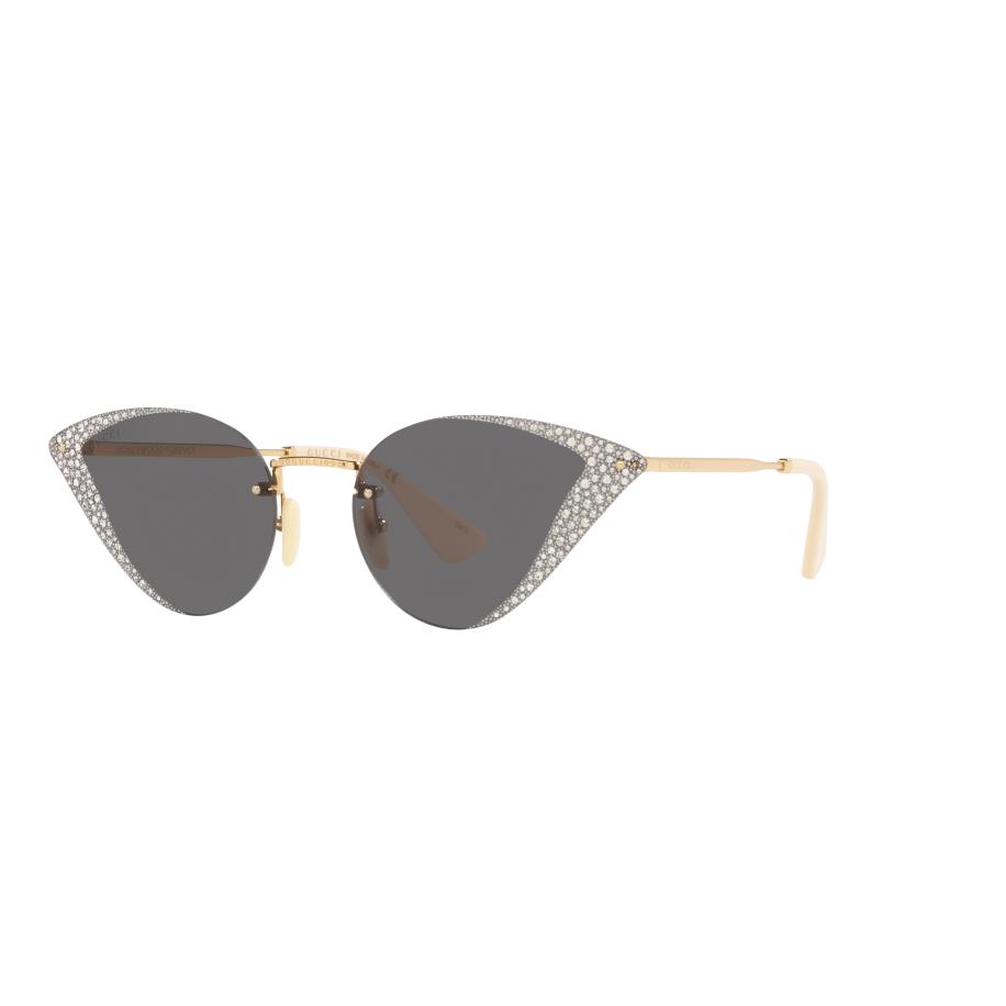 Gucci Vrouwelijk Sunglass GG0898S-001 - Framekleur: Goud, Lenskleur: Grijs Grijs