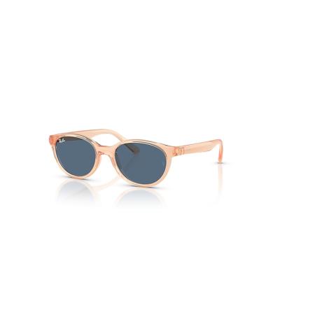 Ray-Ban Rb9080s Kids Bio-based zonnebril Transparant Oranje montuur Blauw glazen 45-16