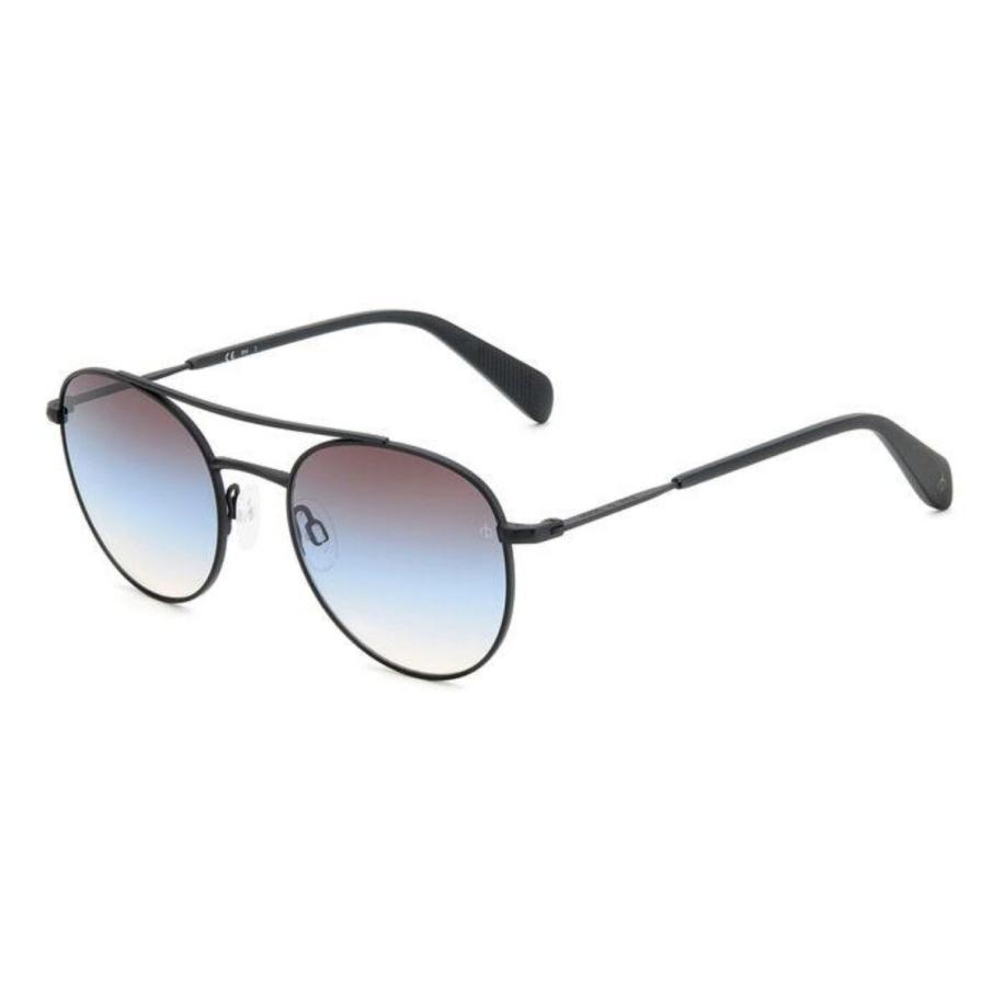 Rag & Bone RNB5050/G/S 3/98 Zwart Heren Zonnebril