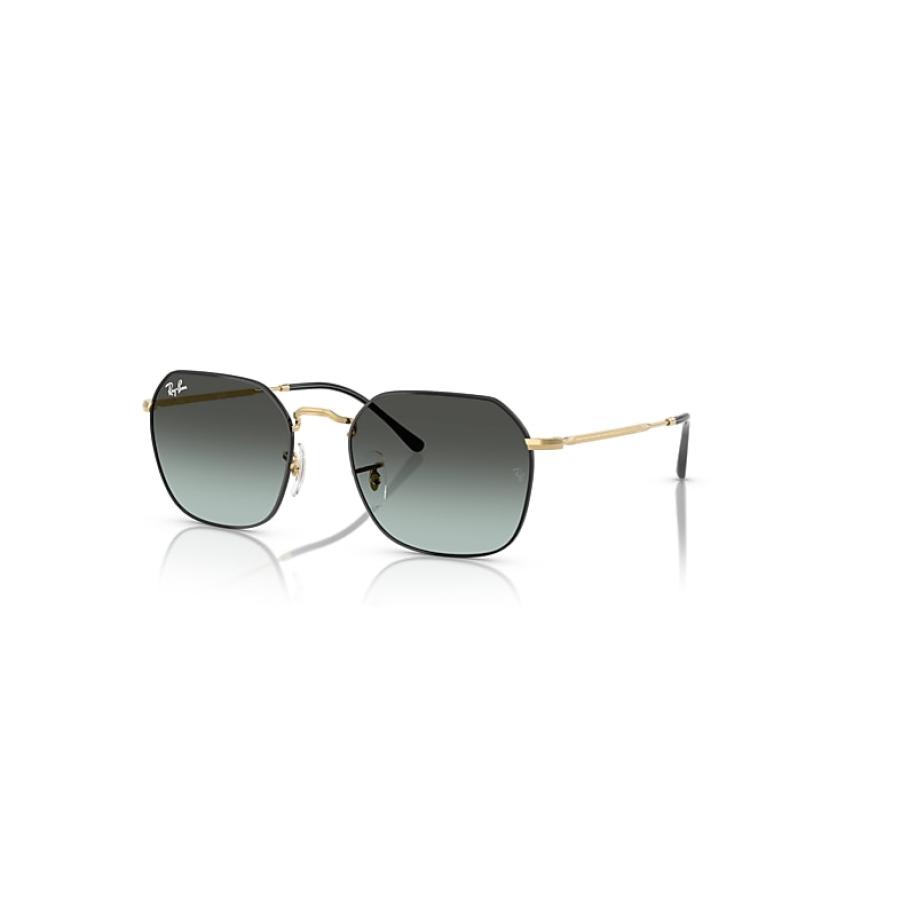Ray-Ban Jim zonnebril Arista montuur Blauw glazen 55-20 Goud