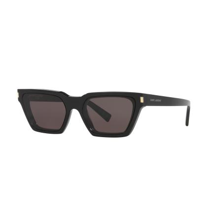 Saint Laurent Vrouwelijk Sunglass SL 633 - Framekleur: Zwart, Lenskleur: Zwart