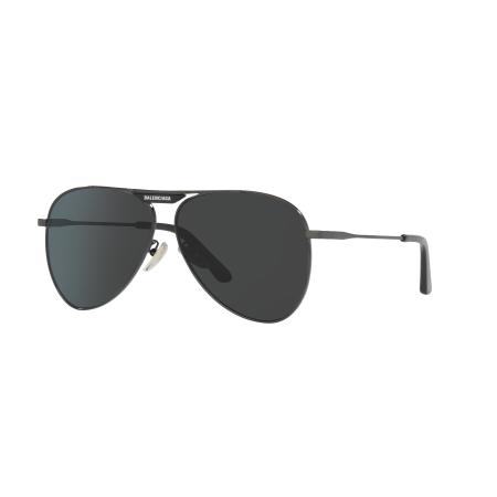 Balenciaga Unisex Sunglass BB0244S - Framekleur: Grijs, Lenskleur: Grijs