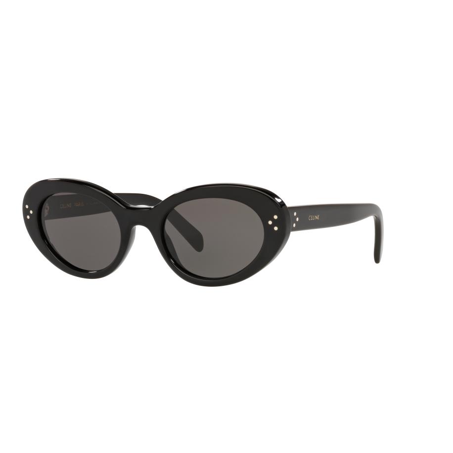 Celine Unisex Sunglass CL40193I - Framekleur: Zwart glanzend, Lenskleur: Grijs Grijs