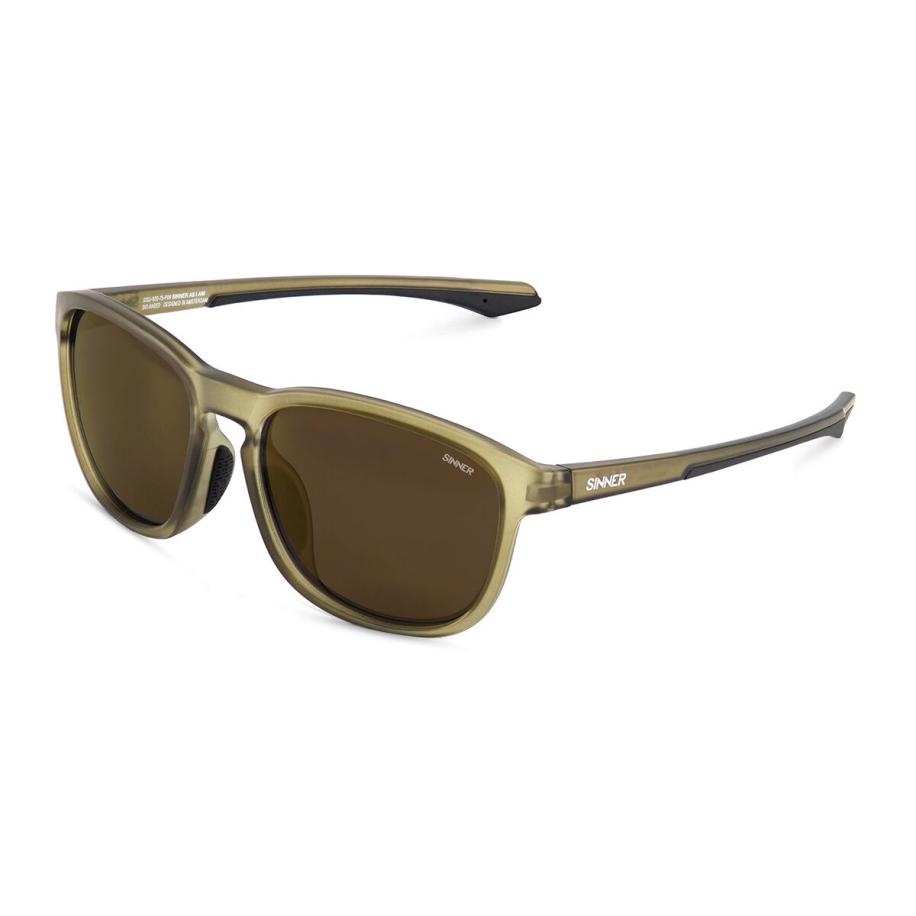 Sinner Yacan Aziatische pasvorm Polarized SISU-920-75-P09 Groen Heren Zonnebril