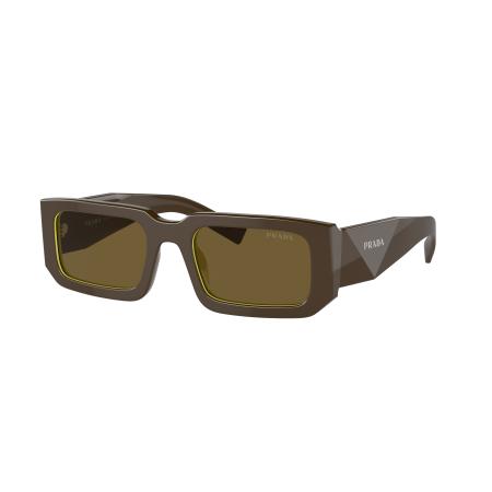 Prada Mannelijk Sunglass PR 06YS - Framekleur: Loden/Cedar, Lenskleur: Donkerbruin